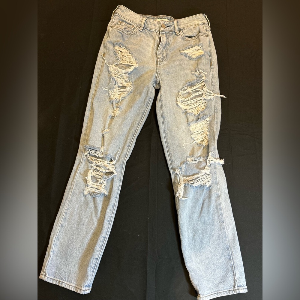 PacSun Light Blue Distressed Skinny Jeans